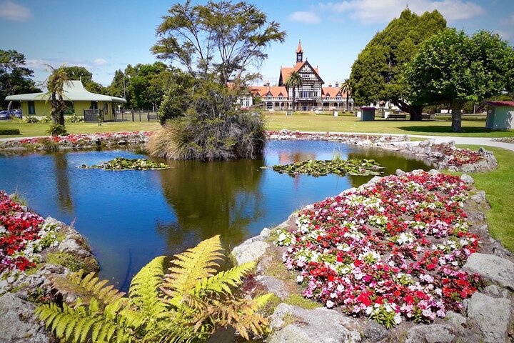 Rotorua via Kiwi/sjøland og et besøk til ikoniske Whakarewarewa