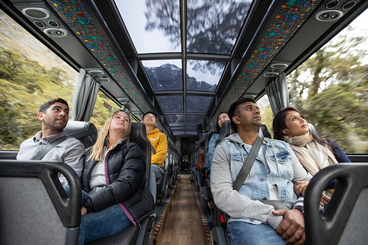 Fra Te Anau: Milford Sound Cruise og glass-tak busstur
