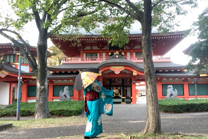 Visite à pied de Chiba : Sanctuaire, musée d'art et déjeuner japonais