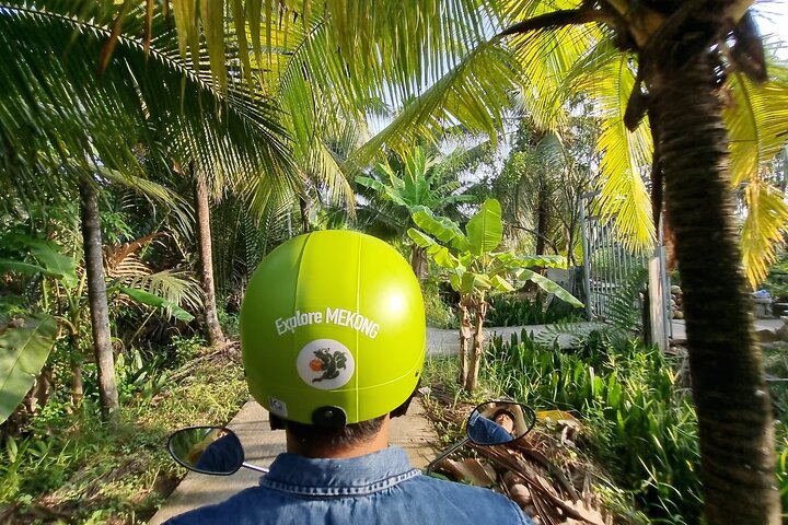 Ben Tre : Scooter, Kultur, Segelbåt och Mekongmat (halvdag)