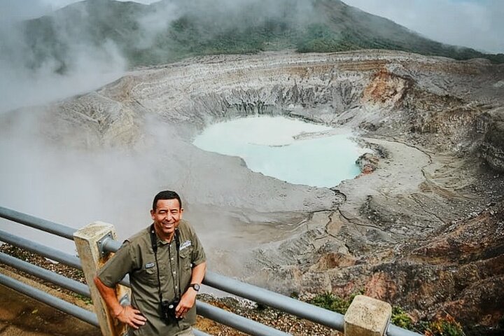 ポアス火山とコーヒー ツアー、試飲とラパス滝付き