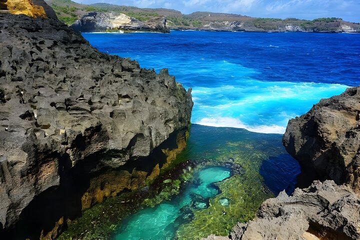 Privat dagstur till Nusa Penida med snorkling och Kelingking Beach