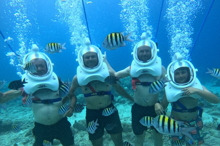 シートレックキュラソー:水中ヘルメットウォーク、水泳不要