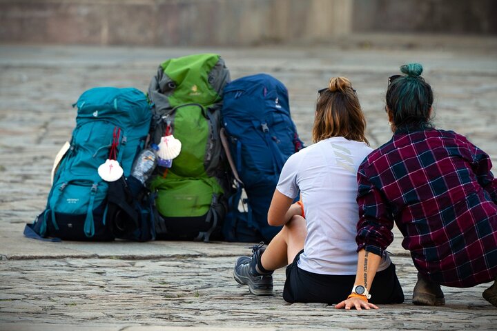 Franske Camino de Santiago fra Sarria til Santiago de Compostela