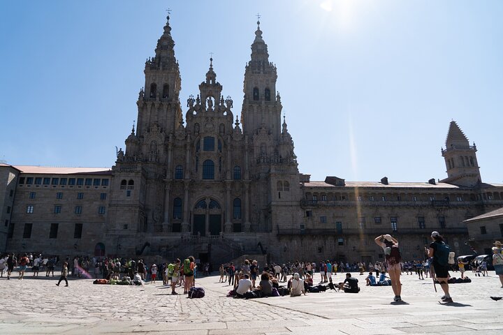 Franske Camino de Santiago fra Sarria til Santiago de Compostela