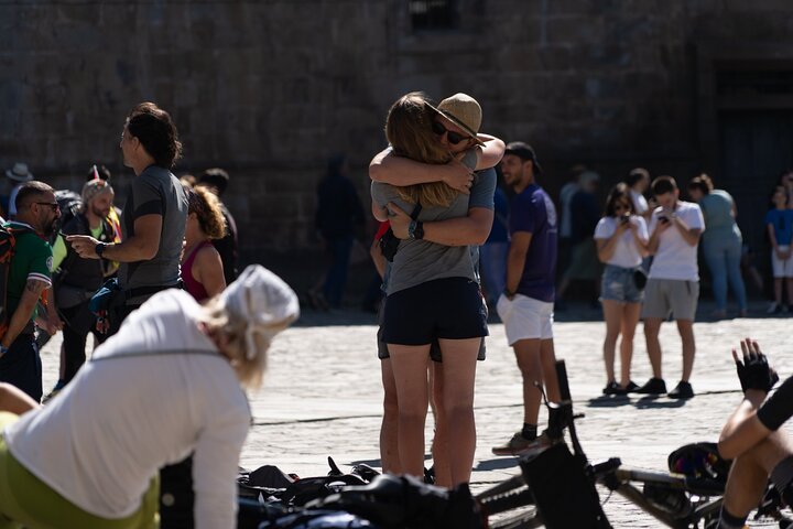 Franske Camino de Santiago fra Sarria til Santiago de Compostela
