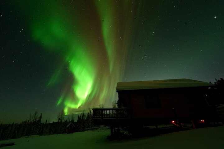 Mountaintop 360° Beste Alaskan hytte med fotografi @Aurora Camp