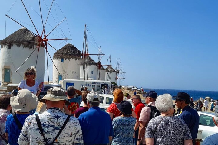 Excursión por la costa de Mykonos con recogida en la terminal de cruceros