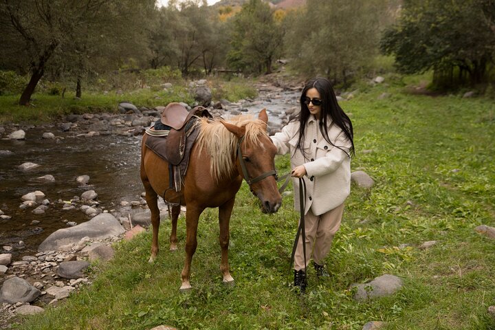 Private rideeventyr på hest gjennom landsbyer og natur