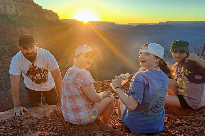 Grand Canyon privat under kanten vandretur fra Flagstaff
