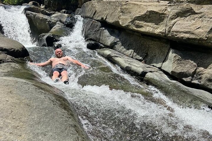 San Juan to El Yunque Rainforest Waterslides and Luquillo Beach