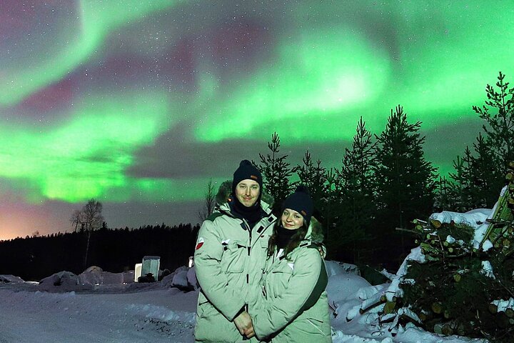 Rovaniemi : Northern Lights Hunt + Foto's & 100% garantie restitutie