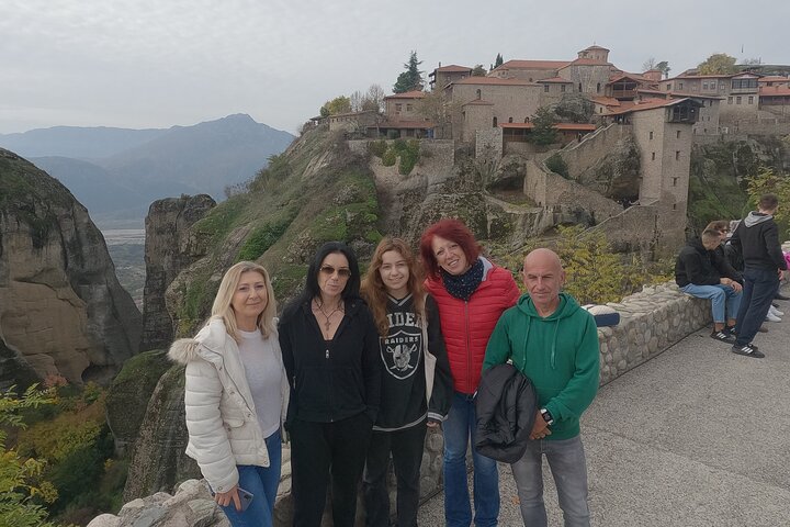 Geführte Ganztagestour zu den Meteora-Felsen und -Klöstern