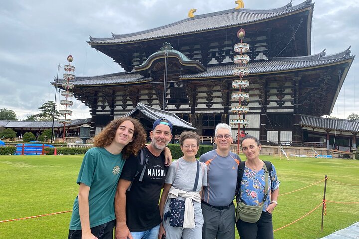 Excursion d'une journée à Nara au départ d'Osaka en voiture privée avec Guide licencié