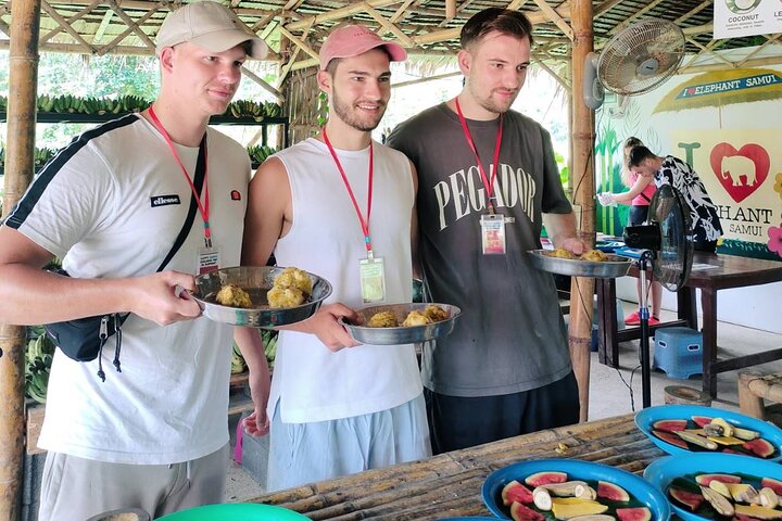 Tour di 6 ore sulla cura degli elefanti e nella giungla in fuoristrada a Koh Samui