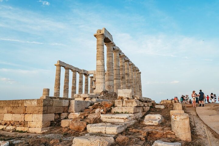 Cabo Sounion e Templo de Poseidon Excursão de meio dia em grupo pequeno saindo de Atenas