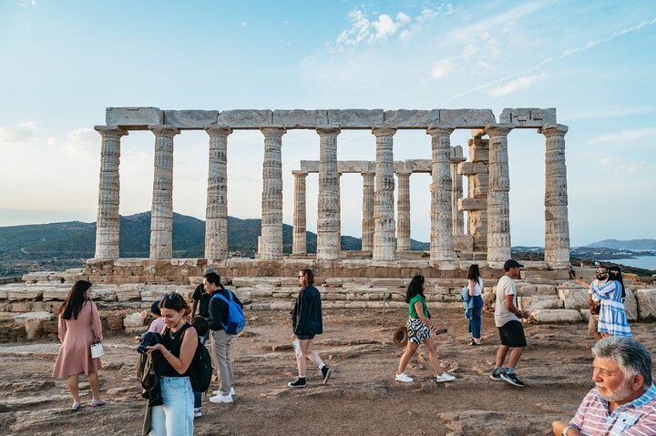 Cabo Sounion e Templo de Poseidon Excursão de meio dia em grupo pequeno saindo de Atenas