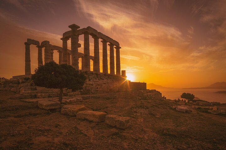 Cabo Sounion e Templo de Poseidon Excursão de meio dia em grupo pequeno saindo de Atenas