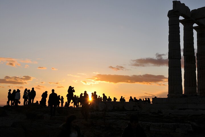 Cabo Sounion e Templo de Poseidon Excursão de meio dia em grupo pequeno saindo de Atenas