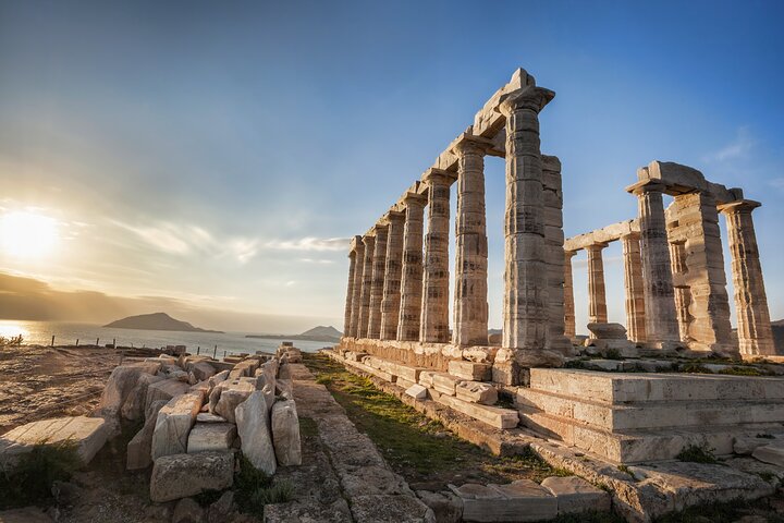 Cabo Sounion e Templo de Poseidon Excursão de meio dia em grupo pequeno saindo de Atenas