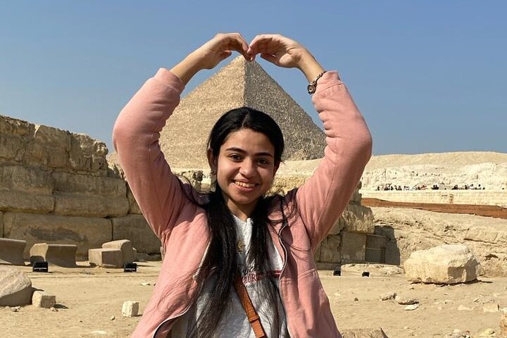 Tour privado de día completo Pirámides de Giza Sakkara Memphis Dahshur