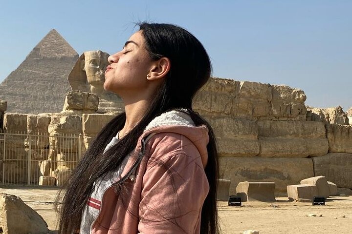 Tour privado de día completo Pirámides de Giza Sakkara Memphis Dahshur
