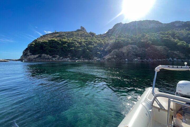 Sella del Diavolo båttur: 4 svømmestopp, snorkling, Prosecco