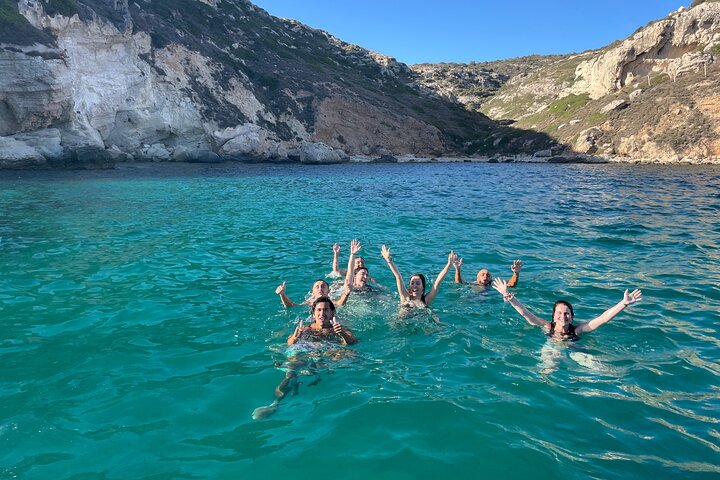 Sella del Diavolo båttur: 4 svømmestopp, snorkling, Prosecco