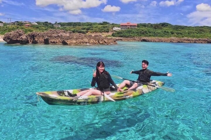 Okinawa Miyako Snorkel de tortuga marina de día completo y SUP o canoa