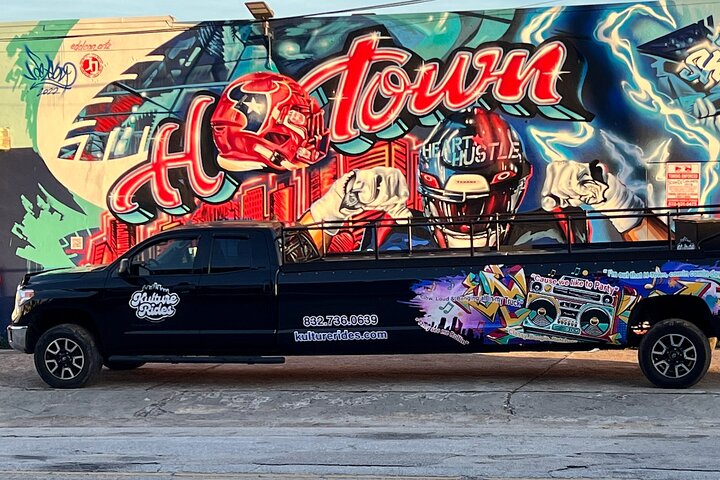 Houston BYOB Party Truck opplevelse w / vert, musikk og Barstops!