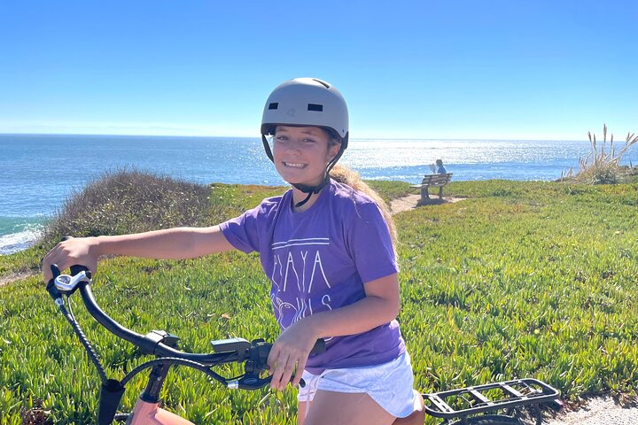 Passeio guiado de bicicleta elétrica para toda a família em Santa Cruz (eBike)