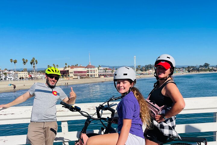 Passeio guiado de bicicleta elétrica para toda a família em Santa Cruz (eBike)