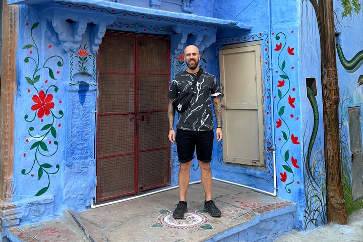 Tour privado a pie por la ciudad azul de Jodhpur con guía