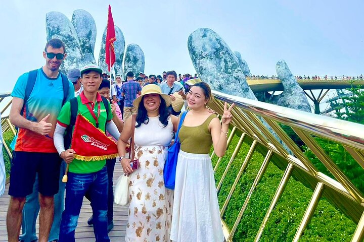 Visite d'une journée complète en petit groupe du Golden Bridge et des collines de Ba Na