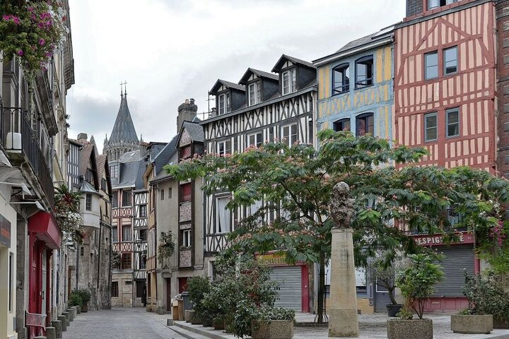 Rouen: tour privato a piedi con una guida turistica autorizzata