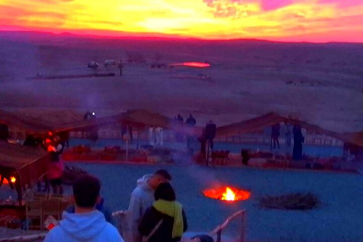 Agafay Desert Dinner Show with Quad Bike and Sunset Camel Ride