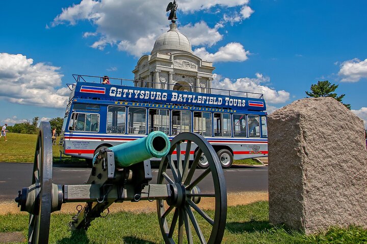 2 - Visita guiada en autobús por el campo de batalla de Gettysburg con guía del parque nacional