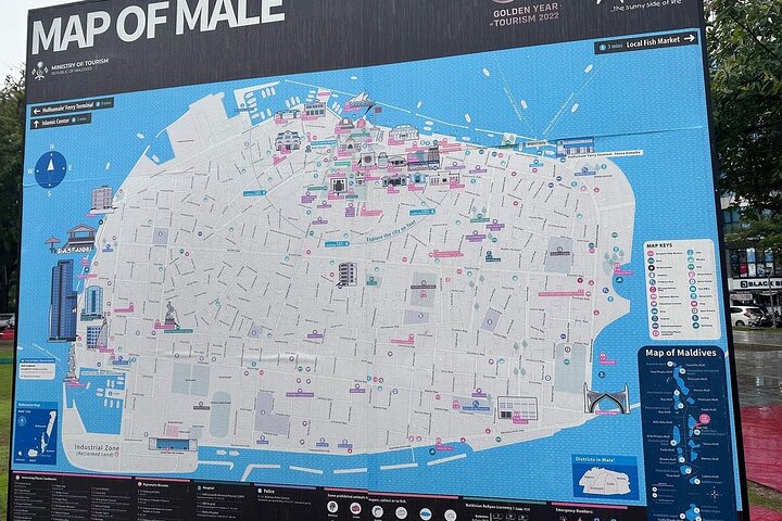 Tour de 3 horas por la ciudad de Malé con guía local