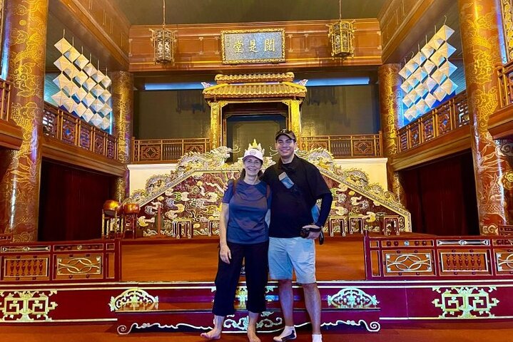 Excursão privada de dia inteiro à cidade imperial de Hue saindo do porto de Chan May