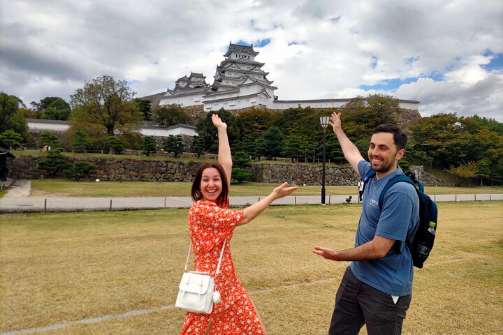 Tour personalizzato di mezza giornata del castello di Himeji con Guida autorizzata