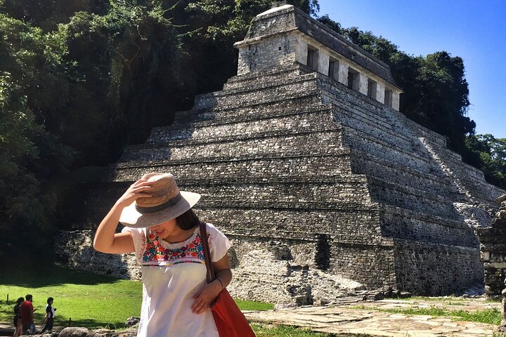 Omvisning i den arkeologiske sonen i Palenque med guide inkludert