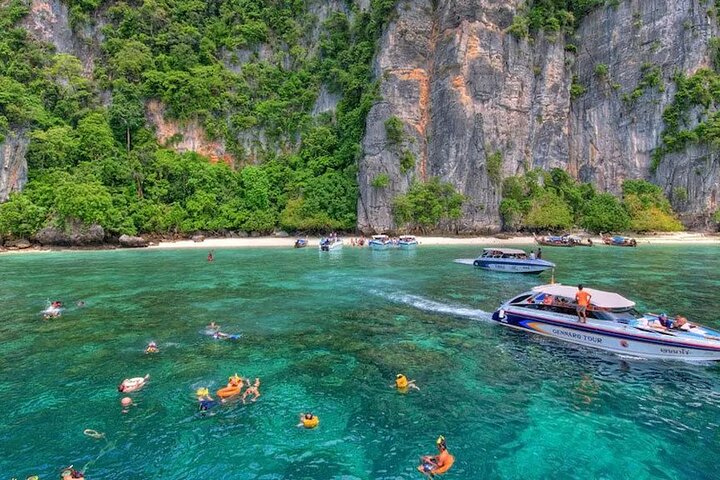 Phi Phi Khai Islands udflugt med havudsigt og frokost med speedbåd