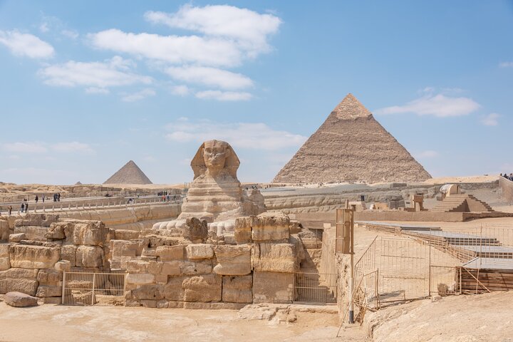 From Port Said: Giza Pyramids and Museum, Private Day Tour.