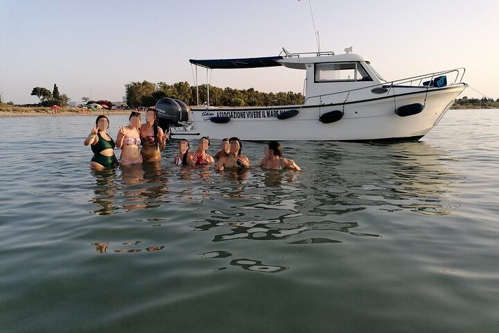 Passeio de barco, festa em barco, observação de golfinhos, pesca.