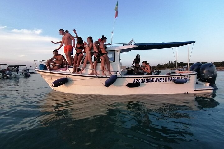 Passeio de barco, festa em barco, observação de golfinhos, pesca.