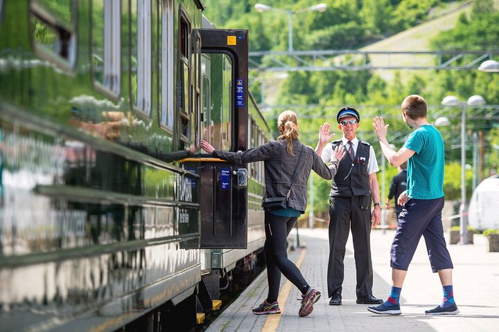 ガイド付きツアー - バイキング村、ネーロイフィヨルド クルーズ、フロム鉄道