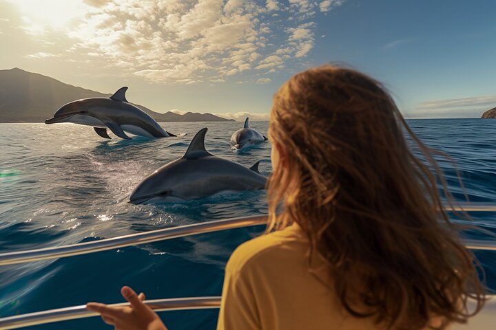 Volledige dag Dhow: Khasab, Musandam: dolfijnen, snorkelen en fjorden