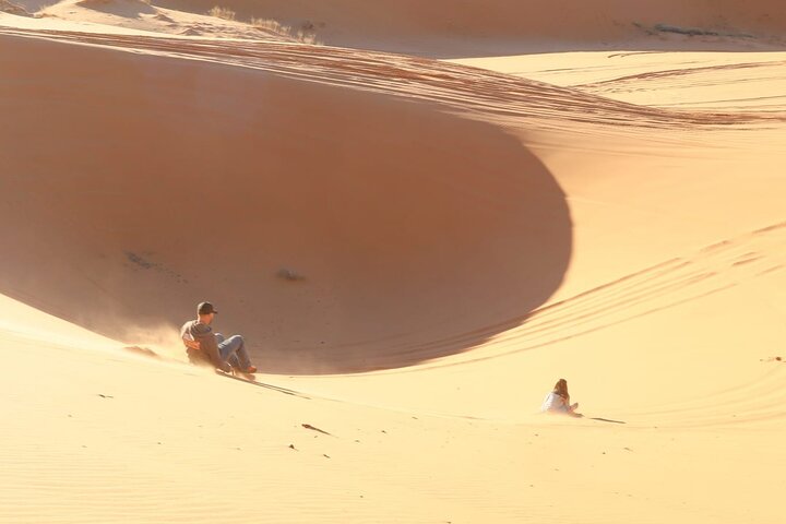 Koraalroze zandduinen UTV Sandboarden en Slot Canyon