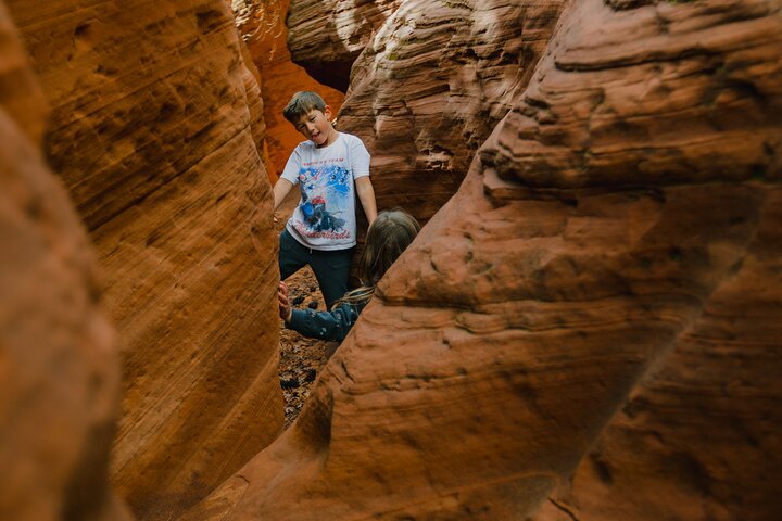 Koraalroze zandduinen UTV Sandboarden en Slot Canyon