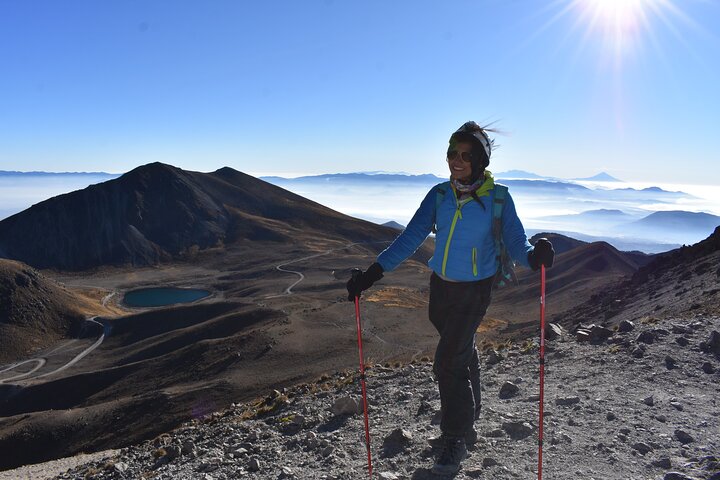 Top van de met sneeuw bedekte Toluca vanuit Puebla (privétour)